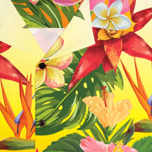 Load image into Gallery viewer, Men's Hawaiian Shirt (AOP) - Fire Panel - Tropical Flowers X 300
