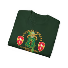 Load image into Gallery viewer, Unisex Ultra Cotton Tee - Army - Vietnam Combat Veteran w 212th Military Police Company - MACV SSI - VN SVC X 300