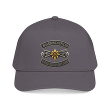 Load image into Gallery viewer, Mid Profile Baseball Cap - USCG - Boarding Officer w txt - 3D - Enhanced