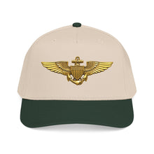 Load image into Gallery viewer, Mid Profile Baseball Cap - USCG - Aviator Badge wo txt - 3D - Enhanced