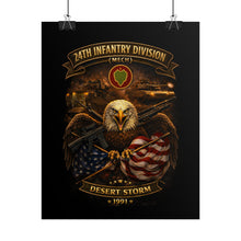 Load image into Gallery viewer, Rolled Posters - 24th Infantry Division - Desert Storm