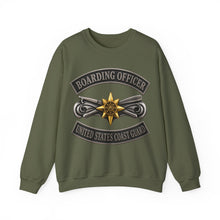 Load image into Gallery viewer, Crewneck Sweatshirt - USCG - Boarding Officer w txt - 3D - Enhanced