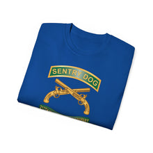 Load image into Gallery viewer, Unisex Ultra Cotton Tee - Army - Sentry Dog - 212th Military Police Company w Br - Ribbon Vietnam War Veteran w VN SVC X 300