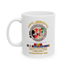 Load image into Gallery viewer, White Ceramic Mug (11oz, 15oz) - Army - Combined Joint Special Operations Task Force - Afghanistan