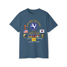 Load image into Gallery viewer, Unisex Tee, Military T-Shirt, Military Veteran Gift, Patriotic Shirt, Army Apparel - USAF - 21st Tactical Air Support Squadron - 9th Infantry Division - ROK w VN SVC - V3 - Group X 300