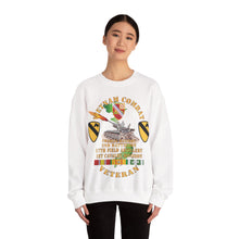 Load image into Gallery viewer, Crewneck Sweatshirt – Army - Charlie Battery.2nd Battalion,17th Field Artillery - w 1st Cavalry Div - M110 8in SP - Vietnam Vet w VN SVC X 300