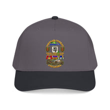 Load image into Gallery viewer, Mid Profile Baseball Cap - Vietnam Combat Veteran - 2nd Bn, 28th Inf 1st Inf Div - VN SVC w bronze star w OLC - 4 Stars w Battle Scene - 3D - Transparent