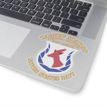 Load image into Gallery viewer, Kiss-Cut Stickers - Navy - Kagnew Station - Asmara, Eritrea - East Africa X 300