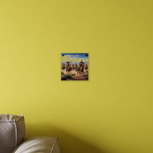 Load image into Gallery viewer, Acrylic Wall Art Panel - Apache Indians attacking a Pony Express Rider