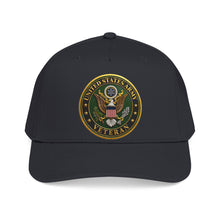 Load image into Gallery viewer, Mid Profile Baseball Cap - Army - US Army Veteran - 3D - Enhanced
