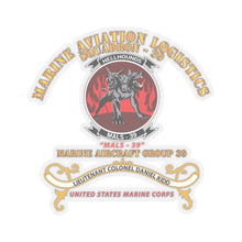 Load image into Gallery viewer, Kiss-Cut Stickers - USMC - Marine Aviation Logistics Squadron 39 - MALS 39 - Kidd