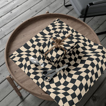 Load image into Gallery viewer, Gift Wrap Paper — Wavy Optical Grid