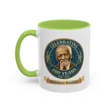 Load image into Gallery viewer, Accent Coffee Mug — "Celebrating 200 Years" Solomon Koonce Portrait (11/15 oz)