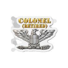 Load image into Gallery viewer, Die-Cut Magnet - Colonel - Retired - 3D - Enhanced