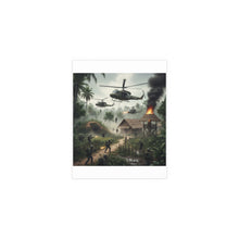Load image into Gallery viewer, Indoor and Outdoor Silk Posters - Vietnam Village Helicopter Assault