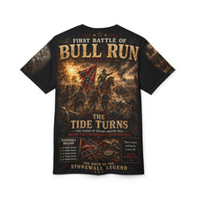 Load image into Gallery viewer, First Battle of Bull Run Tribute Tee — The Birth of a Legend - Stonewall Jackson, "There is Jackson standing like a stone wall."