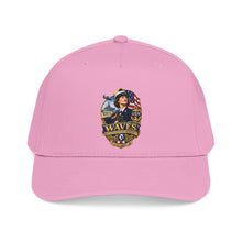 Load image into Gallery viewer, Mid Profile Baseball Cap - WAVES - Women Accepted for Volunteer Emergency Service WWII - 3D - Enhanced
