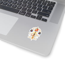 Load image into Gallery viewer, Kiss-Cut Stickers - Cold War Vet - 1st Missile Bn, 81st Artillery 56th Artillery Group - Neu-Ulm Germany - Firing Missile w ARTY Br w COLD SVC X 300