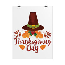 Load image into Gallery viewer, Rolled Poster - Thanksgiving Day - Happy Thanksgiving Day