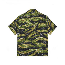 Load image into Gallery viewer, Hawaiian Camp Shirt — Vietnam Tiger Stripe Hydrographic Pattern