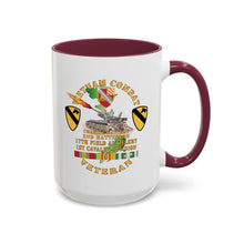 Load image into Gallery viewer, Colorful Mug (11oz/15oz) - Army - Charlie Battery.2nd Battalion,17th Field Artillery - w 1st Cavalry Div - M110 8in SP - Vietnam Vet w VN SVC X 300