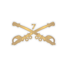Load image into Gallery viewer, Kiss-Cut Stickers - Army - 7th Cavalry Branch wo Txt X 300