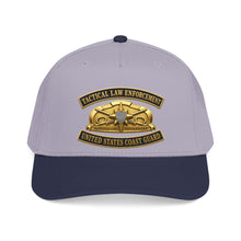 Load image into Gallery viewer, Mid Profile Baseball Cap - USCG - Tactical Law Enforcement w txt - 3D - Enhanced