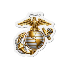 Load image into Gallery viewer, Die-Cut Magnet - Emblem - USMC - Eagle Globe Anchor - 3d enhanced