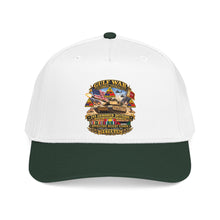 Load image into Gallery viewer, Mid Profile Baseball Cap - Army - Desert Storm - 2nd Armored Div - Combat Vereran Veteran w GULF SVC - 3D - Enhanced