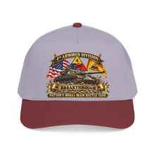 Load image into Gallery viewer, Mid Profile Baseball Cap - 4th Armored Division - PATTON'S M60A1 Main Battle Tank - Breakthrough Division