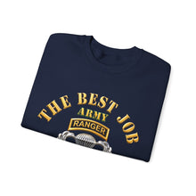 Load image into Gallery viewer, Crewneck Sweatshirt - Airborne Ranger - Best Job I ever Had - 3D - Enhanced