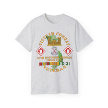 Load image into Gallery viewer, Unisex Ultra Cotton Tee - Vietnam Combat Veteran w 20th Engineer Brigade SSI - Dong Tam X 300
