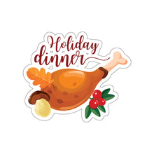 Load image into Gallery viewer, Die-Cut Stickers - Holiday Dinner