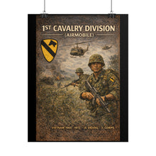 Load image into Gallery viewer, Rolled Posters - 1st Cavalry Division in Ia Drang
