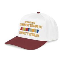 Load image into Gallery viewer, Mid Profile Baseball Cap - Opn Inherent Resolve (OIR) SVC Bar - Combat Veteran - DTF