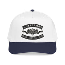 Load image into Gallery viewer, Mid Profile Baseball Cap - USCG - Cutterman - Enlisted w txt - 3D - Enhanced