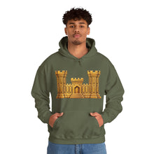 Load image into Gallery viewer, Hoodie – Amy Corps of Engineers Branch Insignia - 3D - Enhanced