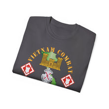 Load image into Gallery viewer, Unisex Ultra Cotton Tee - Vietnam Combat Veteran w 20th Engineer Brigade SSI - Dong Tam X 300