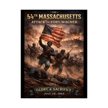 Load image into Gallery viewer, Matte Poster - 54th Massachusetts - Fort Wagner