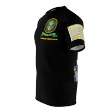 Load image into Gallery viewer, AOP - Army - Retired - SFC - 11B40X with Multiple Medal Awards, Service Ribbons, Drill Sgt Badge - Career Military Experience in Graphics