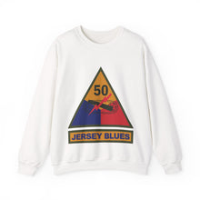 Load image into Gallery viewer, Crewneck Sweatshirt - SSI - 50th Armored Division w Name Tape X 300
