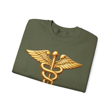 Load image into Gallery viewer, Crewneck Sweatshirt - Army Medical Corps Branch Insignia - 3D - Enhanced