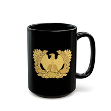 Load image into Gallery viewer, Black Mug (15oz) - Army - Emblem - Warrant Officer Insignia wo Txt X 300