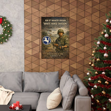 Load image into Gallery viewer, Matte Poster - Korea - 9th Division - White Horse Division - Korea in Vietnam