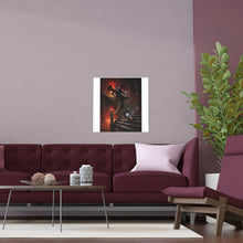 Load image into Gallery viewer, Indoor and Outdoor Silk Posters - devil and maid