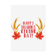 Load image into Gallery viewer, Rolled Poster - Happy Thanksgiving Day