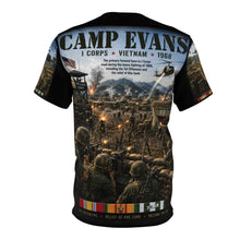 Load image into Gallery viewer, Camp Evans - I Corps, Vietnam - Tribute Tee — "Tet Offensive and Relief of Khe Sanh"