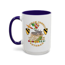 Load image into Gallery viewer, Colorful Mug (11oz/15oz) - Army - Charlie Battery.2nd Battalion,17th Field Artillery - w 1st Cavalry Div - M110 8in SP - Vietnam Vet w VN SVC X 300