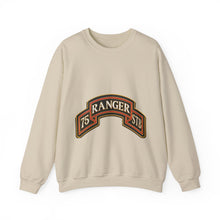 Load image into Gallery viewer, Crewneck Sweatshirt - Army - 75th Ranger Regiment - STB - Ranger Scroll - 3D - Enhanced