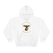 Load image into Gallery viewer, Unisex Heavy Blend™ Hooded Sweatshirt - Marine Barracks - Washington, D.C 1801 X 300